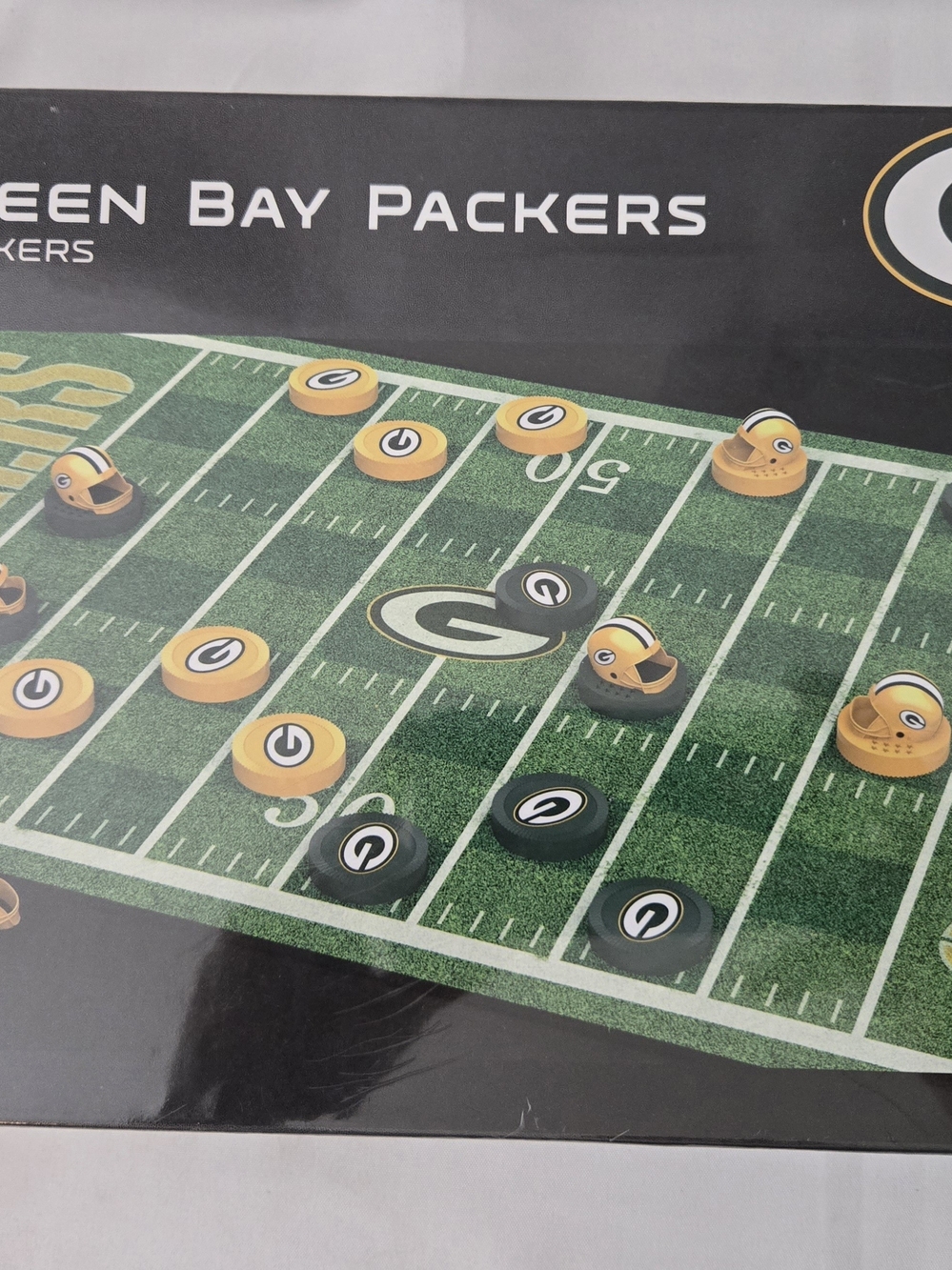 Green Bay Packers Checkers Board Game NFL MasterPieces 41447 New Sealed